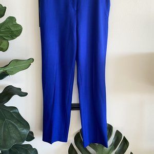 Sara Battaglia Pants Trousers Size 44 Royal Blue Cerulean NEW Nordstrom Large